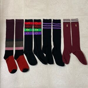 🌷3 for$25🌷Unbranded, SZ 5-10, 4 Pairs Of Knee High Socks, NWOT
